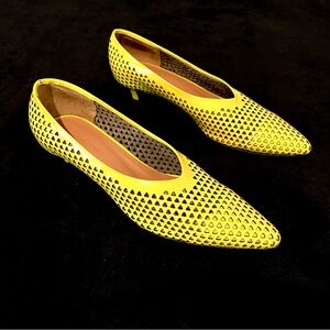 Rachel Comey Clemmie Kitten S Punch in Banana Yellow  size 8